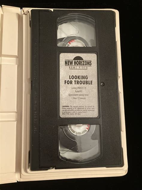 Looking For Trouble Vhs Ebay