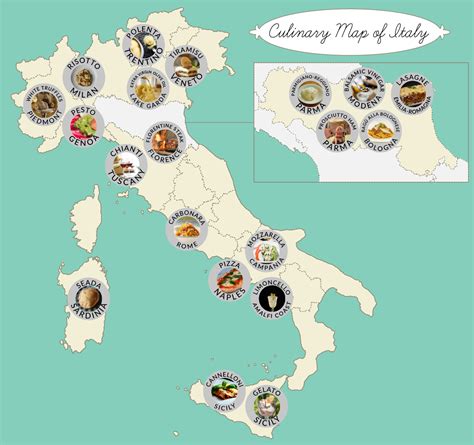A Culinary Map Of Italy What To Eat And Where San Carlo