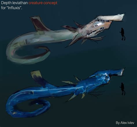Artstation Depth Leviathan Concept Art For Influxis