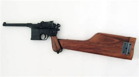 C96 Mauser With Wooden Stock Germany 1896 Irongate Armory