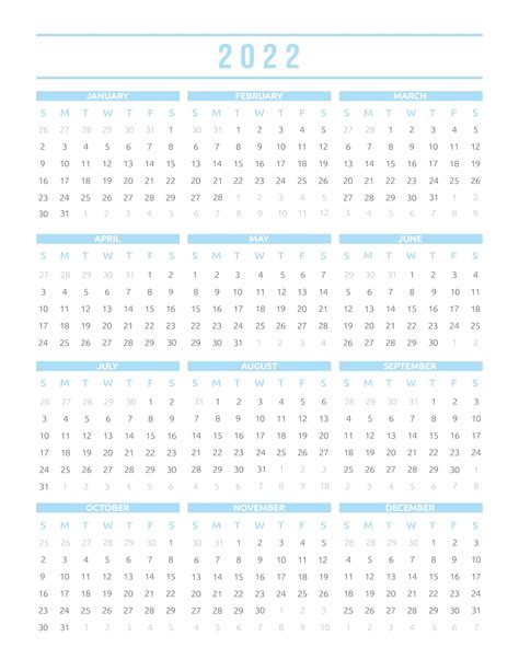 The Best 2022 Year Calendars World Of Printables