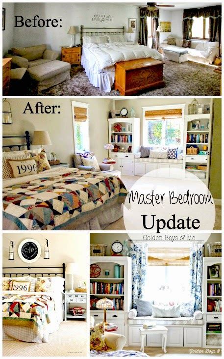 Master Bedroom Before And After And Sources Golden Boys And Me
