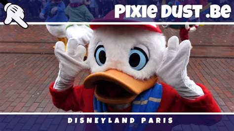 Huey Dewey And Louie Having Fun In Disneyland Paris During The
