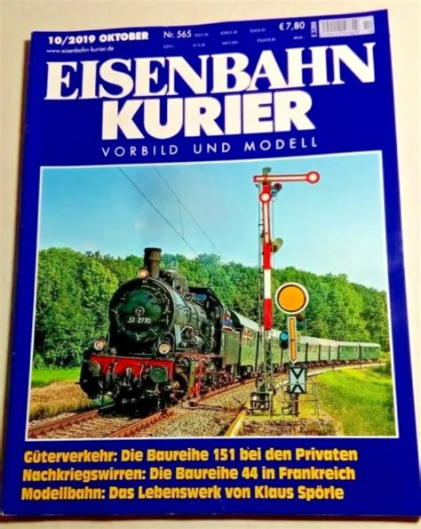 Ek Eisenbahn Kurier 10 2019 Modell Und Vorbild Eur 4 47 Picclick De