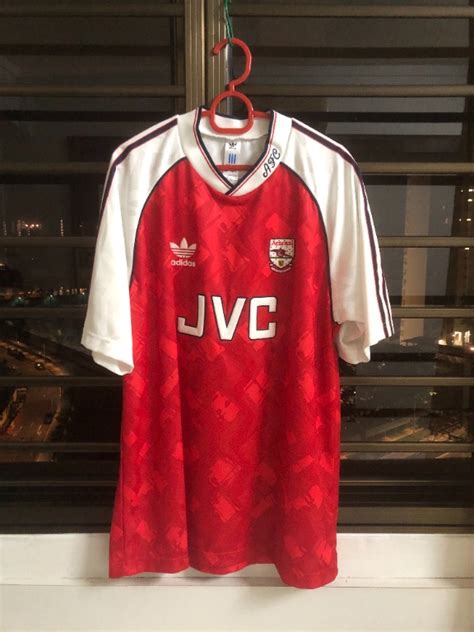 Arsenal Fc 199092 Official Remake Jersey Kit Home Afc Genuine Large