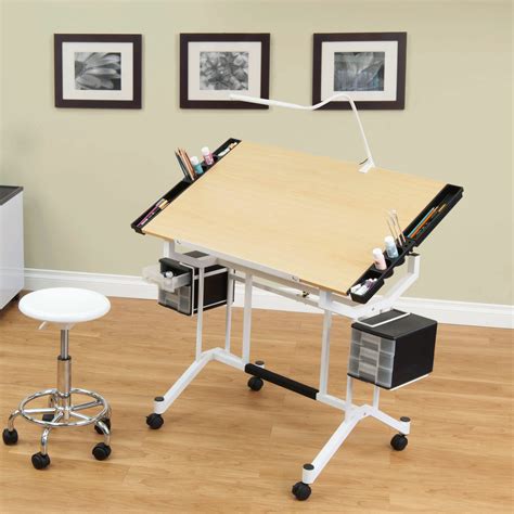 Studio Designs Pro Adjustable Art Drafting Work Station Table Desk