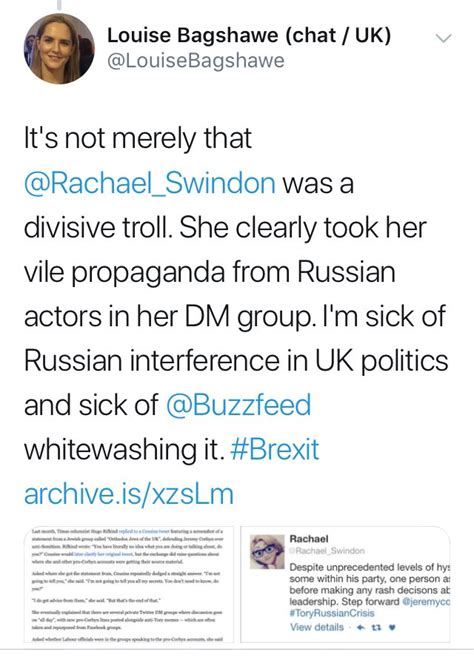 Sluggardo On Twitter Louise Bagshawe Mensch March 2019 “i M Sick Of Russian Interference In