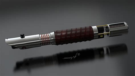 Ever seen those cool lightsabers that can cut through stone and metal in the star wars films? Custom Lightsaber Project on Behance