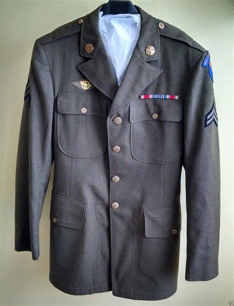 Original Wwii Us Army Air Force Uniform Jacket 42l Transport Command