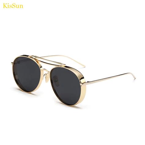 144mm Retro Round Steampunk Sunglasses Men Polarized Fashion Metal Frame Vintage Steampunk