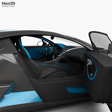 Bugatti Divo з детальним інтерєром 2020 3D модель Автомобілi на 3DModels