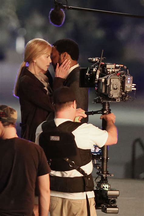 Actress Nicole Kidman With Co Star Chiwetel Ejiofor On A Late Night