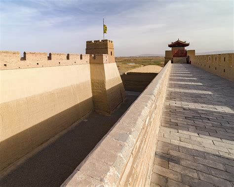 Western Great Wall Of China Guan City Jiayuguan Gansu China Photograph