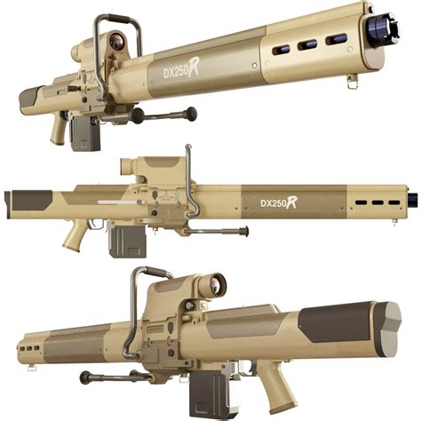 Futuristic Sniper Rifle Design Blender