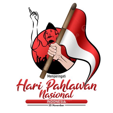 Gambar Memperingati Hari Pahlawan Indonesia Nasional 10 November Png
