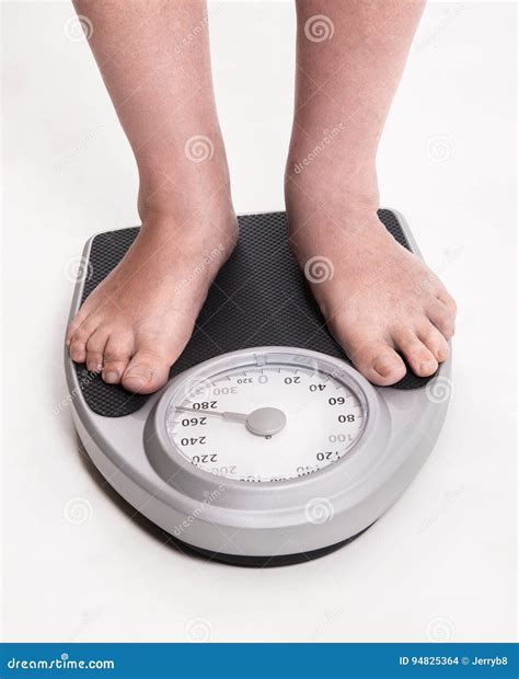 Feet On Weight Scale Stock Photo Image Of Legs Wellbeing 94825364