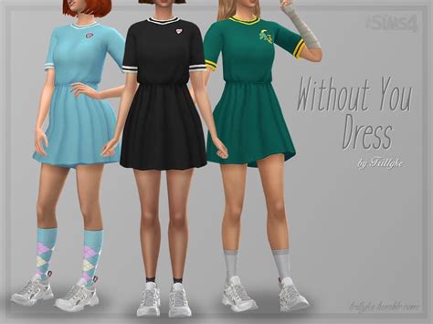 Trillyke Without You Dress Sims 4 Mod Download Free