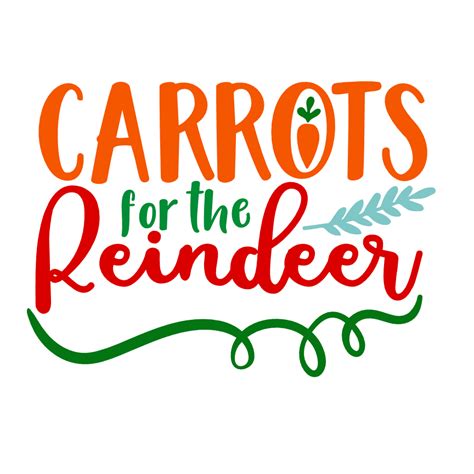 carrots for the reindeer funny christmas free svg file svg heart