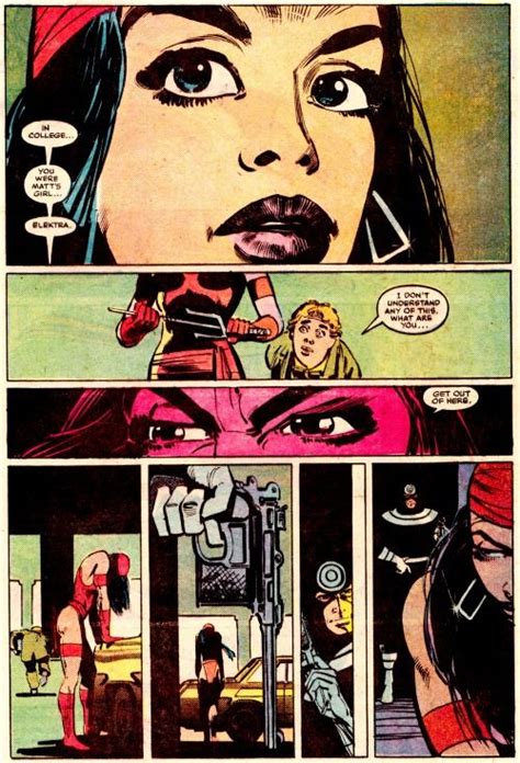 Elektra And Foggy And Bullseye Daredevil 181 April 1982 Art By Frank