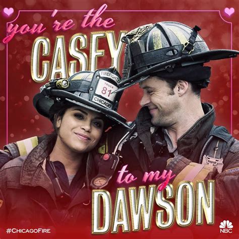 Casey And Dawson Chicago Fire Chicago Fire Dawsey Tv Romance