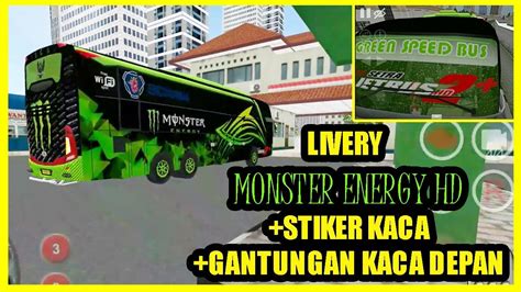 Livery pahala kencana euro 3. Bussid Livery Monster Energy HD - BUSSID Livery Gratis - YouTube