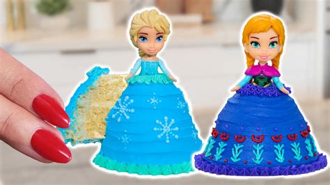 How To Make Tiny Disney Sister Princess Cakes Nerdy Nummies Fun