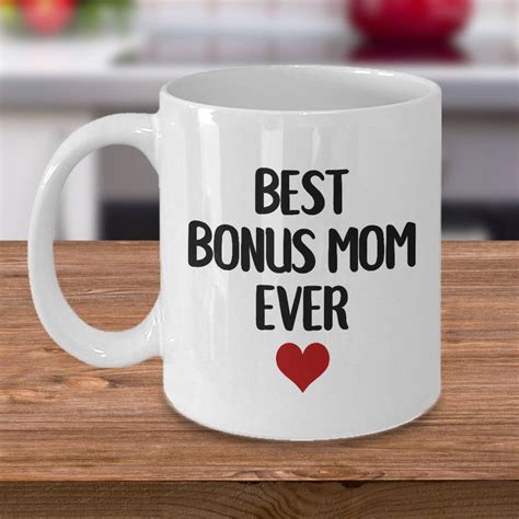 Step Mom Ts Best Bonus Mom Ever Coffee Mug Perfect Etsy