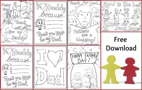 Get the kids to colour in. Father's Day Coloring Pages (100% Free) Easy Print PDF
