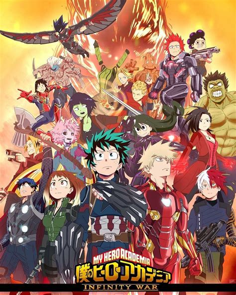 Marvels Class 1 A Group My Hero Anime Crossover Hero