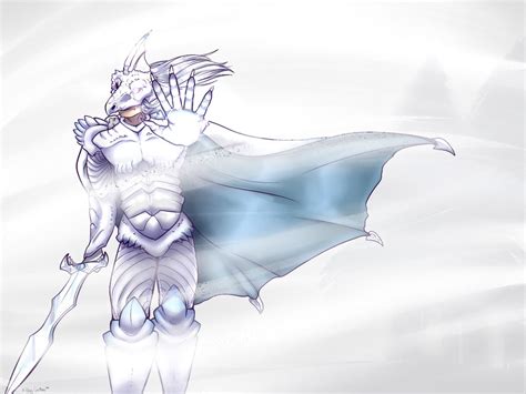Dragonlord Daegen White Dragon Armor By Angelsockii On Deviantart