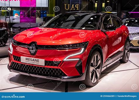 Renault Megane E Tech Electric Car Showcased At The Paris Motor Show