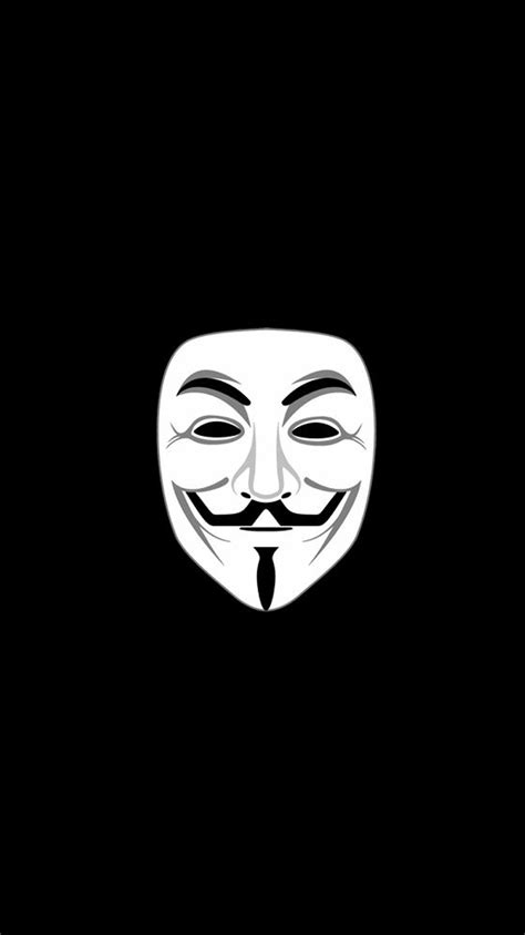 Free Download Anonymous Mask Wallpaper For Iphone 6 With 750x1334