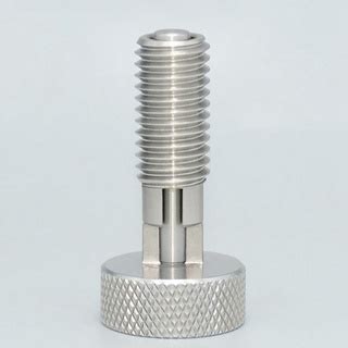 Hand Retractable Spring Plunger With Knurled Handle Stainless Steel Lock Out M X Type Quick