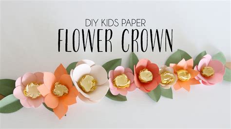 Diy Paper Flower Crown Tutorial