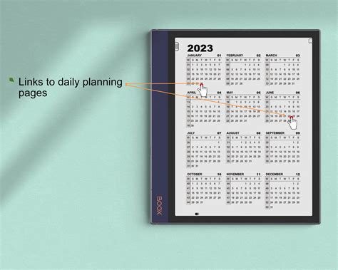 Boox Note Templates 2023 Daily Planner Boox Note Air Air2 Etsy