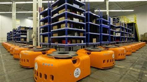 Amazon Zet Massaal Agv Robots In
