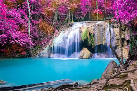 Amazing nature pictures in the world. Free photo: Beautiful waterfall - Beautiful, Natural ...