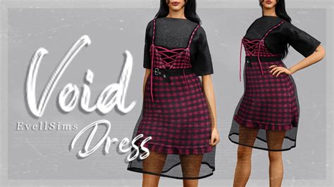 Void Dress At Evellsims Sims 4 Updates