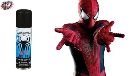 The Amazing Spider Man 2 Web Fluid In A Can Toy Review Hasbro Youtube