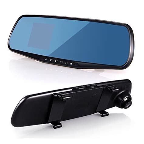 Espejo retrovisor con cámara frontal y trasera. Espejo Retrovisor Dvr Con Camara Frontal Y Trasera - $ 3.067,20 en Mercado Libre