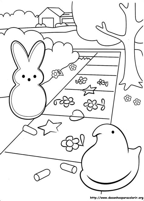 We have collected 35+ easter peeps coloring page images of various designs for you to color. Marshmallow Peeps para colorir