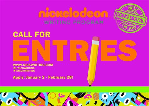 Nickalive Nick Announces Call For Entries For The 2017 2018