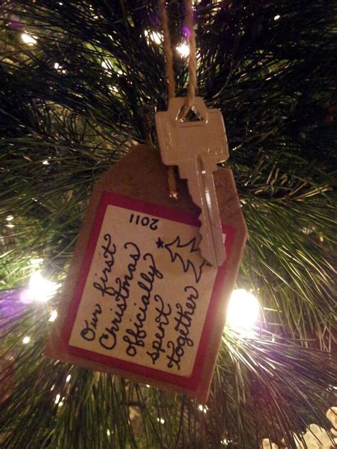 Homemade Ornament We Kept A Key To Our Old Apartment To