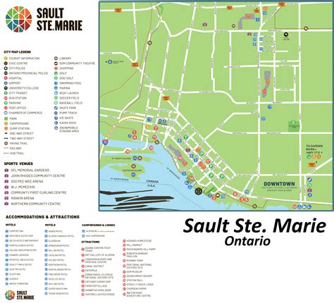 Sault Ste Marie Tourist Map