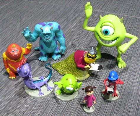 Disney Pixar Monsters Inc Sully Randall Roz Mike Boo Fungus Figure Lot