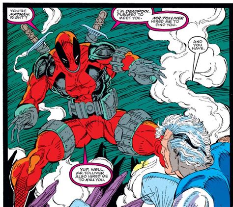 First Appearance Of Deadpool In All His 90s Glory Best Comic Books