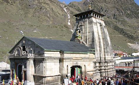 A landslide and mudslides occurred near kedarnath temple with loud peals of thunder. Photos: Kedarnath temple before and after the Uttarakhand ...
