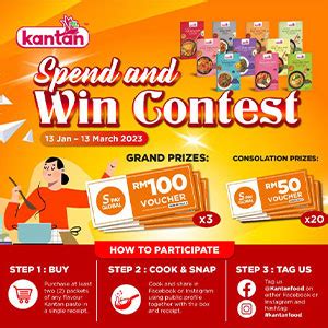 Spend And Win Contest Kantan Food