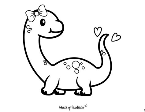 Dinosaur Coloring Pages 50 Best Pages For Kids World Of Printables