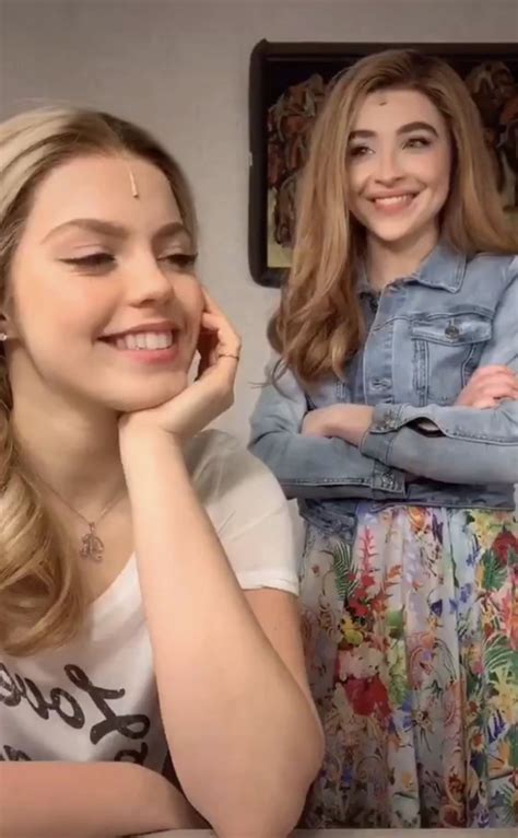 2020 Sabrina Carpenter with actress Reneé Rapp (Mean Girls on Broadway